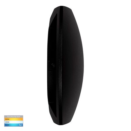 Cara Black Up & Down Wall Light
