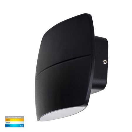Cara Black Up & Down LED Wall Light