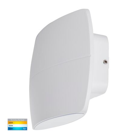Cara White Up & Down LED Wall Light