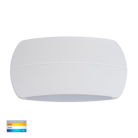 Cara White Up & Down LED Wall Light