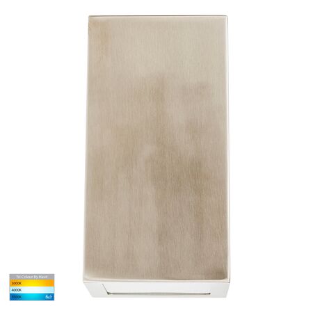 Taper 316 Stainless Steel TRI Colour LED Wedge Wall Light