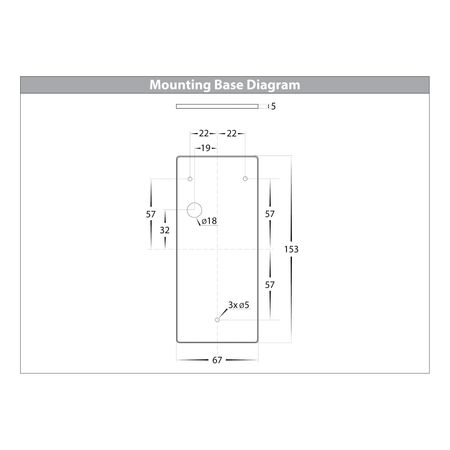 Taper 316 Stainless Steel TRI Colour LED Wedge Wall Light