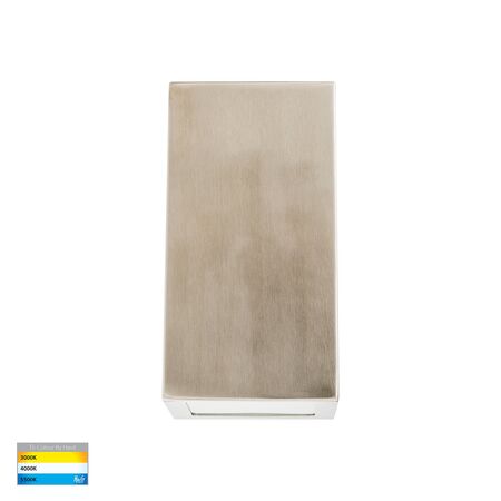 Taper 316 Stainless Steel TRI Colour LED Wedge Wall Light