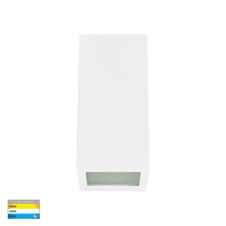 Taper White TRI Colour LED Wedge Wall Light