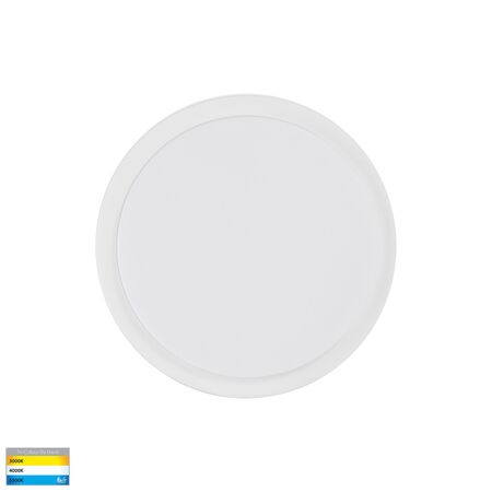 Liptor White 20w Ceiling Mounted LED Oyster