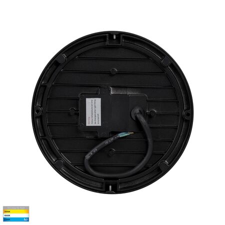 Liptor Black 30w Ceiling Mounted LED Oyster