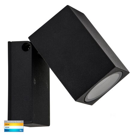 Accord Black TRI Colour Single Adjustable Spot Light