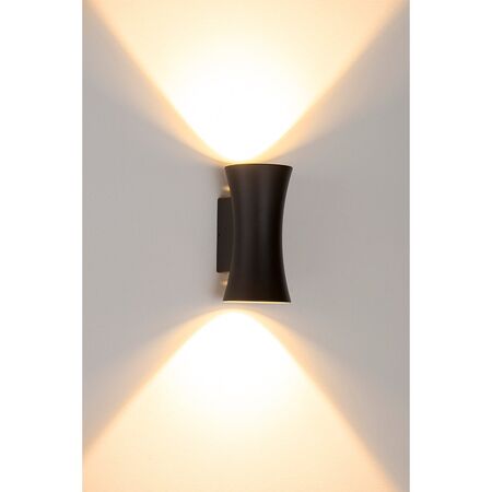 Savannah Black Up & Down LED Wall Light