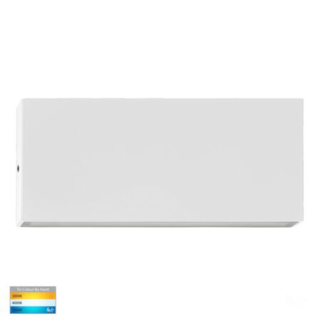 Essil White Fixed Down LED Wall Light