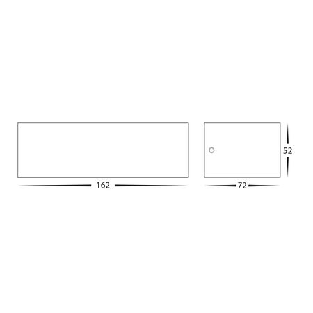 Siena White LED Up & Down Wall Light