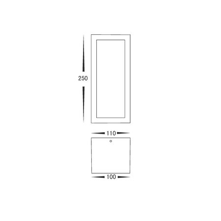 Jasper Black LED Wall Light