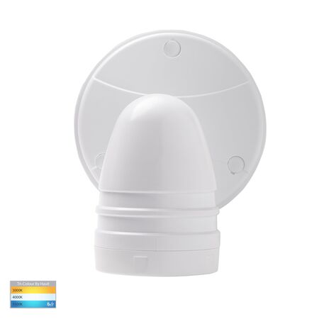 Focus Polycarbonate White Single Adjustable Spot Light With Sensor