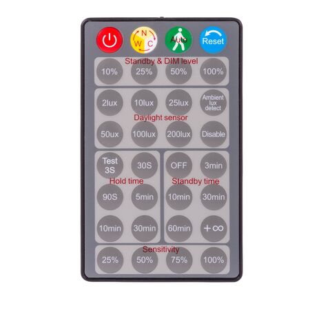 Focus Polycarbonate Black Single Adjustable Spot Light With Sensor