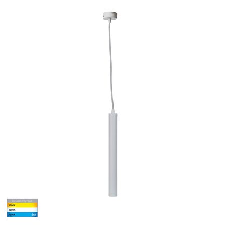 Henger White 6w Cylinder LED Pendant