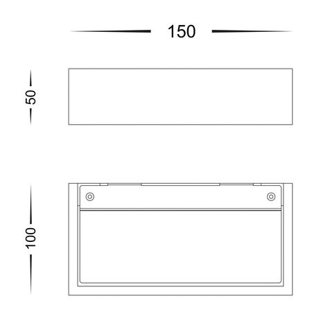 Sunrise Small LED Plaster Wall Light