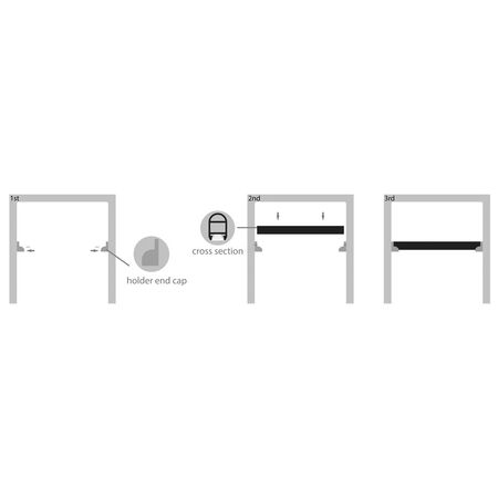 Wardrobe Aluminium Profile