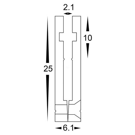 Side Mounted Aluminium Profile
