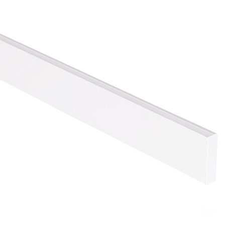 White Side Mounted Aluminium Profile
