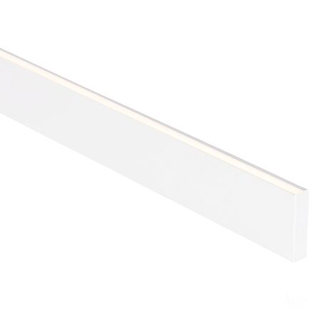 White Side Mounted Aluminium Profile