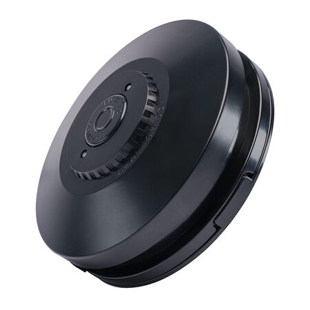 Smoke Alarm Black 240v with rechargeable battery - R240RCB