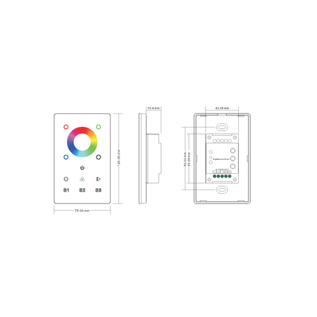 RGBW Zigbee LED Touch Panel