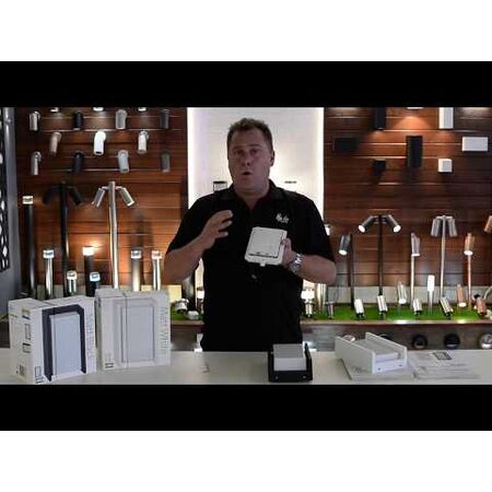 Nepean Black LED Wall Light