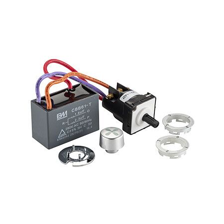 Saturn Series, Fan Speed Controller Mechanism, 3 Speed, 75VA, 250VAC