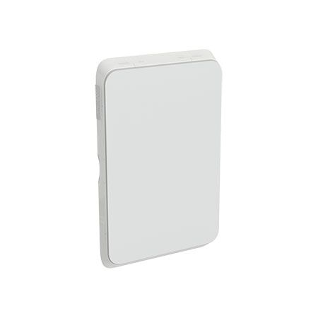 Clipsal Iconic, Switch Plate Skin, Blank, Horizontal/Vertical Mount - Cool Grey
