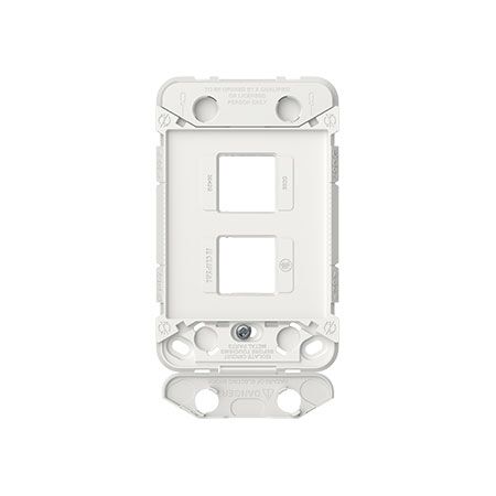 Clipsal Iconic, Switch Grid, 2 Gang, Horizontal/Vertical Mount