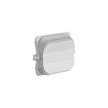 Clipsal Iconic, Rocker Toggle, 3-Position Blank - Cool Grey