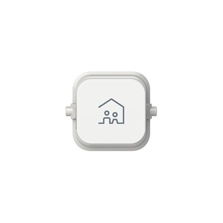 Clipsal Iconic, Family Room Rocker, 10 Pack - Vivid White