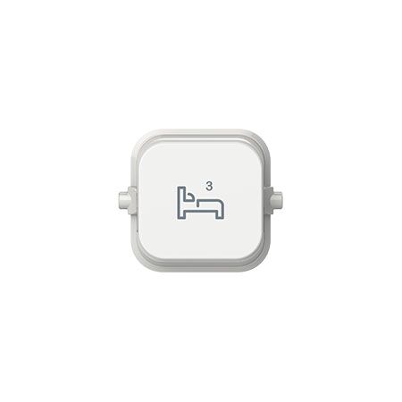 Clipsal Iconic, Bed 3 Rocker, 10 Pack - Vivid White