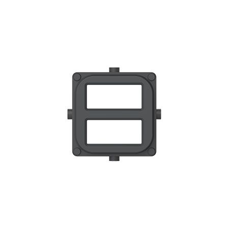 Clipsal Iconic, USB Mechanism Cap, Dual USB Charger, 5 Pack - Anthracite