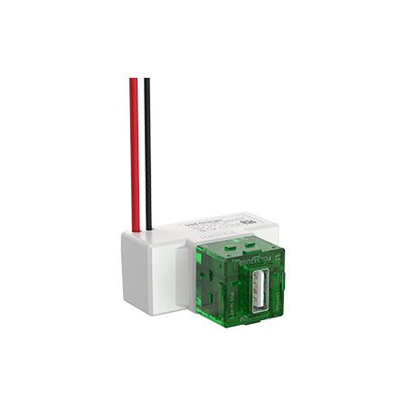 Clipsal Iconic, Single USB Charging Mechanism, 1.5 A Horizontal/Vertical Mount - Vivid White