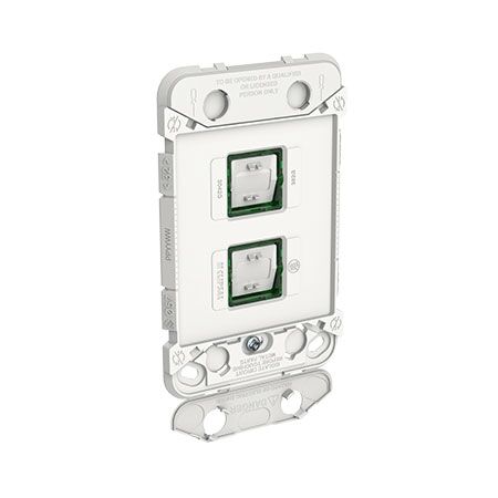 Clipsal Iconic, Gridplate and Mechanism, 2 Gang, 230/240V, 10AX