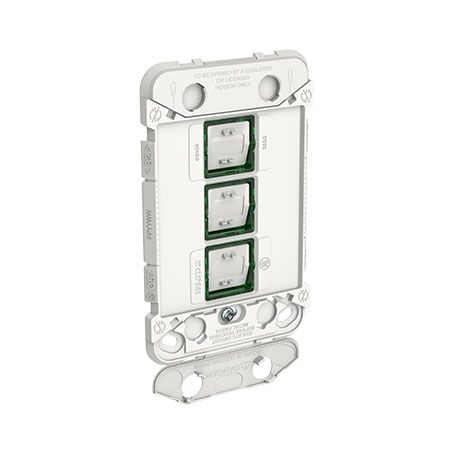 Clipsal Iconic, Gridplate and Mechanism, 3 Gang, 230/240V, 10AX