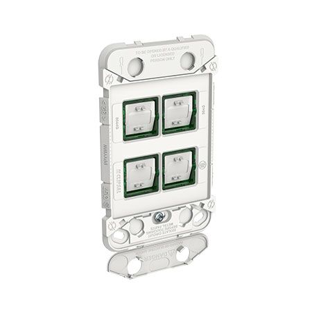 Clipsal Iconic, Gridplate and Mechanism, 4 Gang, 230/240V, 10AX