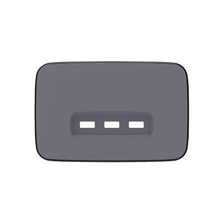 Clipsal Iconic, Essence USB Charging Station Skin, 3 Gang - Ash Grey