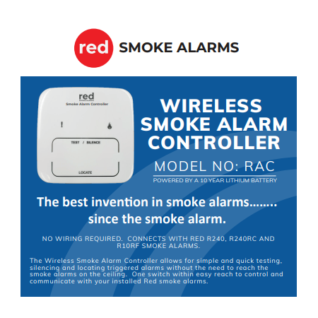 Smoke Alarm Controller RF Wireless - RAC - 5