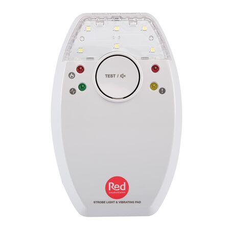 Strobe light and vibrating alarm system for the Hearing impaired - RHIS - 1