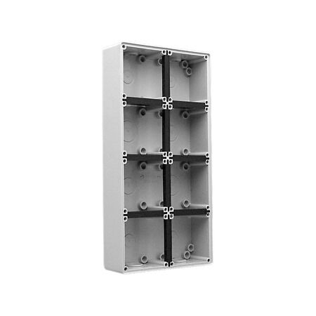 Clipsal - 56 Series, Mounting Enclosure, 8 Gang (294 x 101 x 63mm high) - Grey