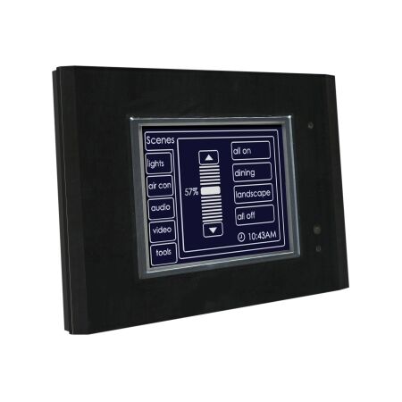 C-Bus Control and Management System, MKII Touchscreen, Saturn Series, with Logic Engine - Saturn Black