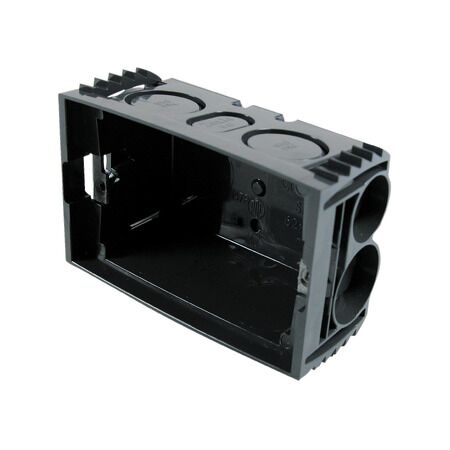 Clipsal - Mounting Accessories, Wall Boxes Plastic, 1 Gang with Sliding Recessed Nuts