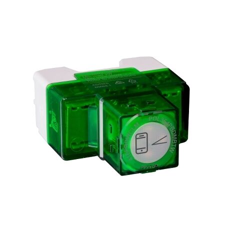 Clipsal Iconic, push-button Wiser Smart Dimmer Mechanism ControlLink, 300W 3-Wire - Vivid White