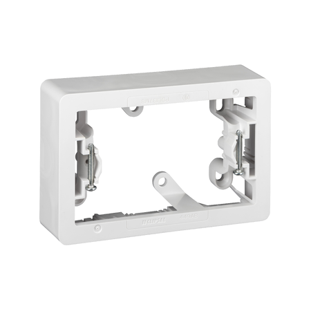 Standard Series, Standard Mounting Block (match Iconic), 1 Gang - Vivid White
