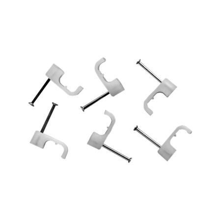 Clipsal - General Accessories, Cable Clip, to Suit 2.5mm², and 4mm², Flat Cable, Box 100