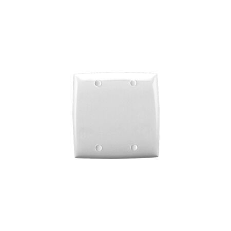Standard Series, Flush Plate, Blank, 115mmsq, Large Format - White Electric