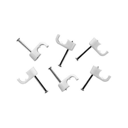Clipsal - General Accessories, Cable Clip to Suit 1mm² and 1.5mm², Flat Cable, Box 100