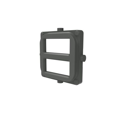 Clipsal Iconic, USB Mechanism Cap, Dual USB Charger, 5 Pack - Ash Grey