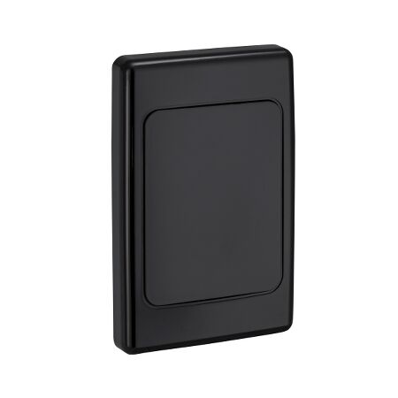 2000 Series, Flush Surround and Gridplate, Blank, Vertical/Horizontal Mount, Standard Size - Black